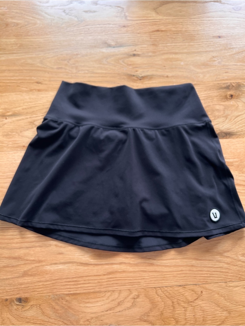 Vuori Black Athletic Skort with Built-In Liner size small